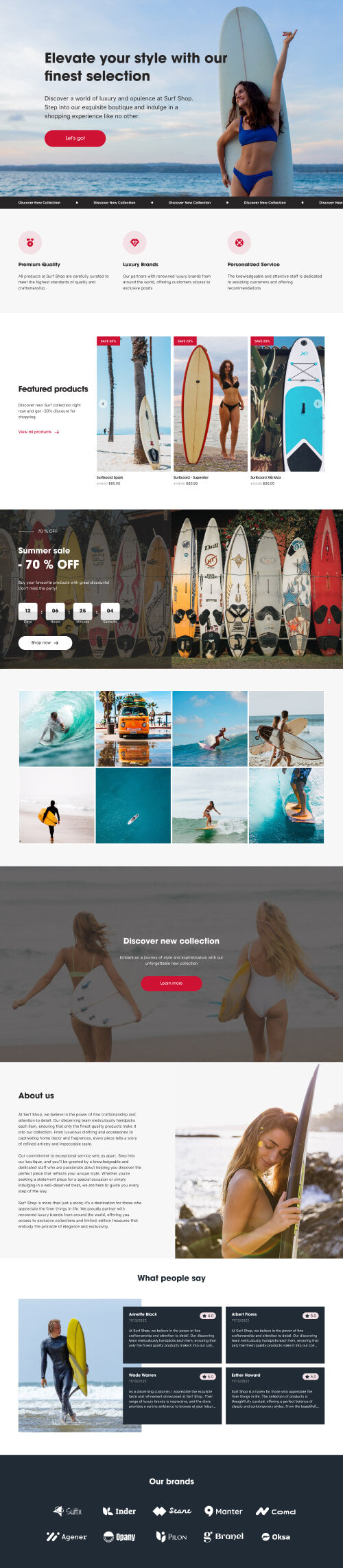Shopify Landing Page - McKinley