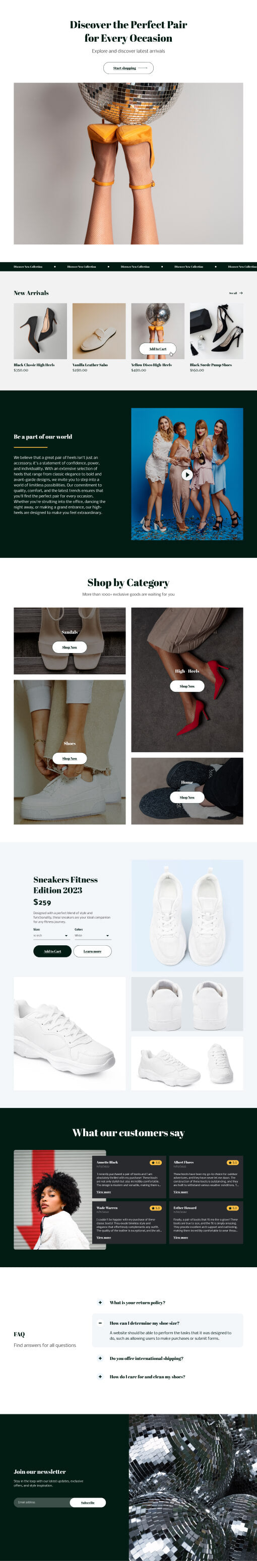 Shopify Landing Page - Rushmore