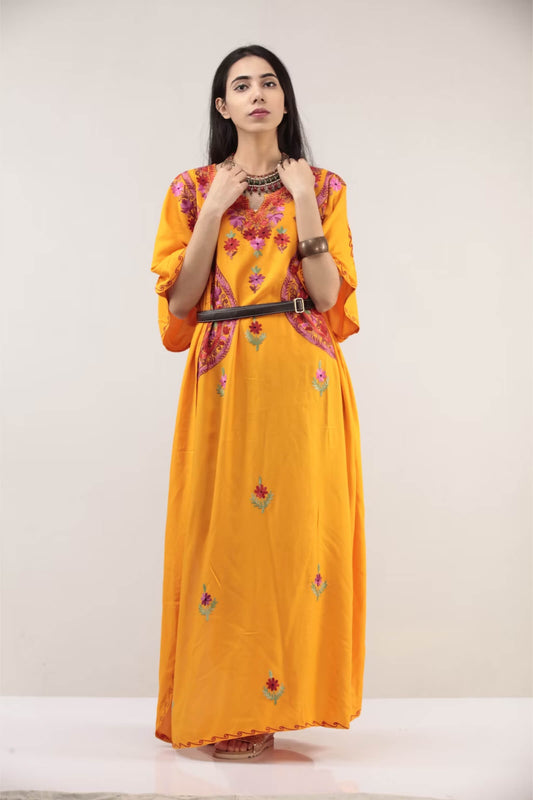 Yellow Dress with Ornament